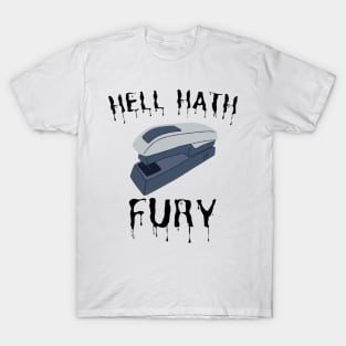 Garth Marenghi’s Darkplace Hell Hath Fury Stapler T-Shirt